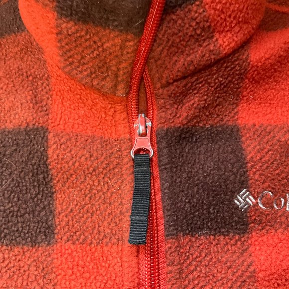 Red/Black Buffalo Plaid Fleece Jacket - Picture 4 of 4